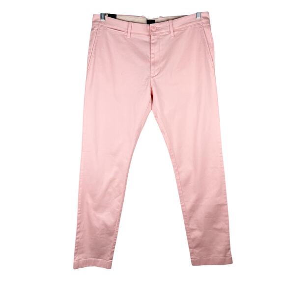 J Crew 484 Slim-Fit Stretch Chino Pant 33 x 32 Pale Pink New - Picture 1 of 11